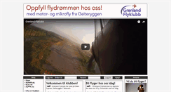 Desktop Screenshot of grenlandflyklubb.no
